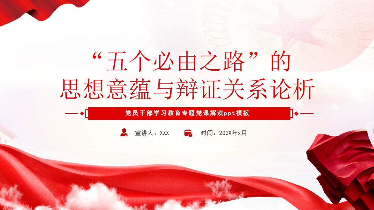 2023“五个必由之路”的思想意蕴与辩证关系论析PPT