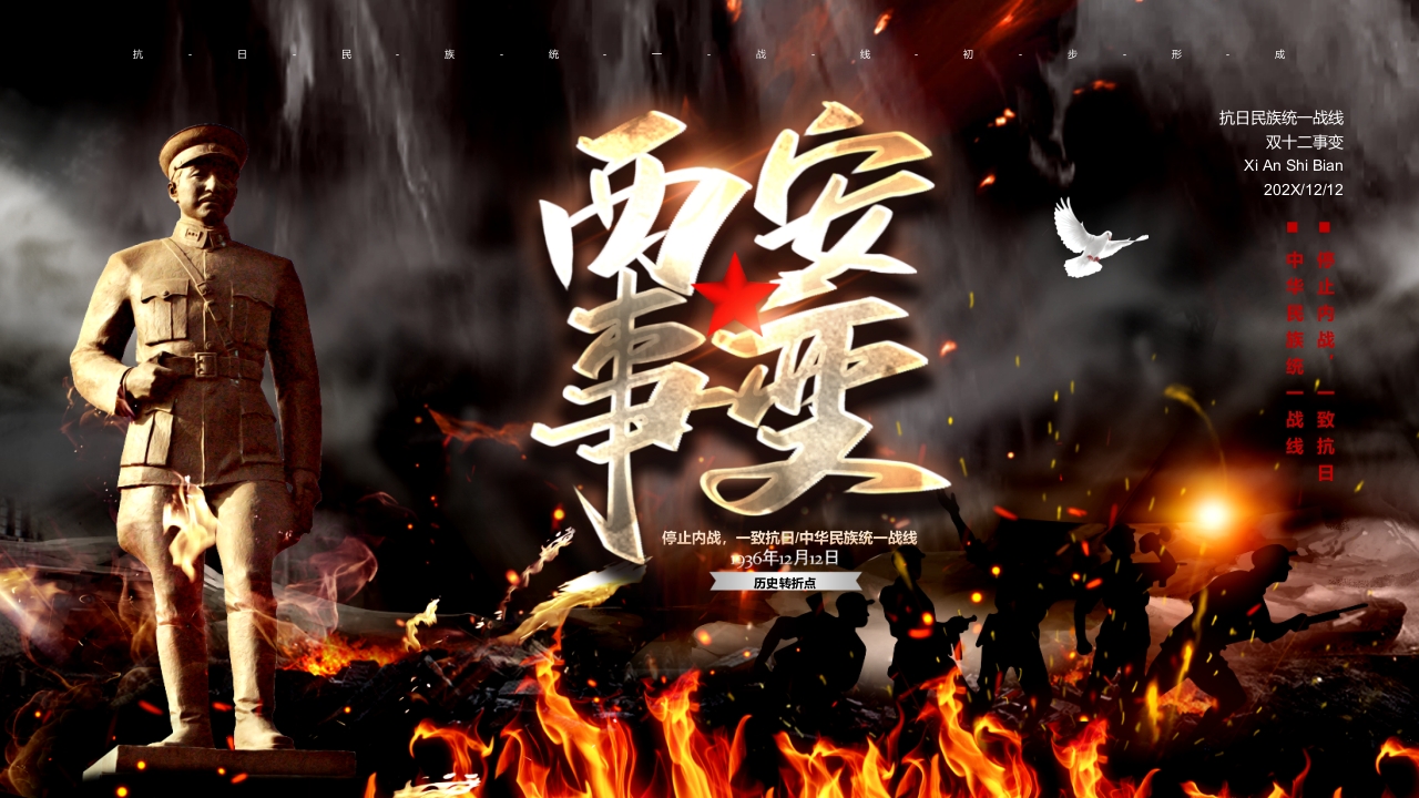 x西安事变PPT模板