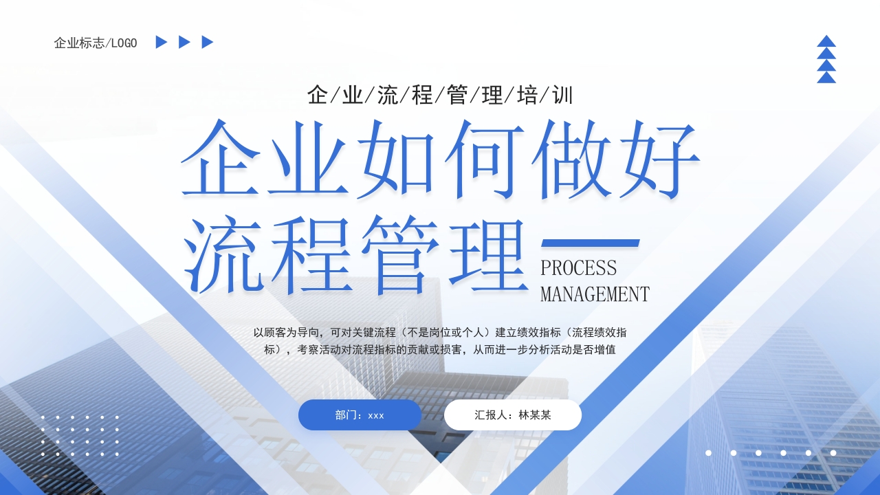 企业如何做好流程管理员工培训课件ppt模板