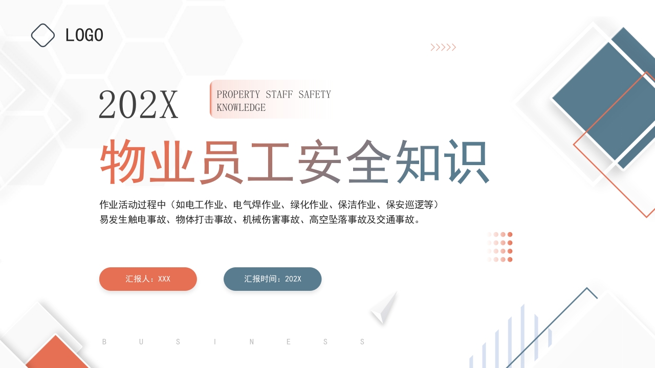 2024物业员工安全知识培训课件ppt模板