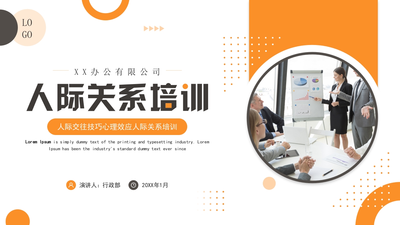 人际交往技巧心理效应人际关系培训ppt模板