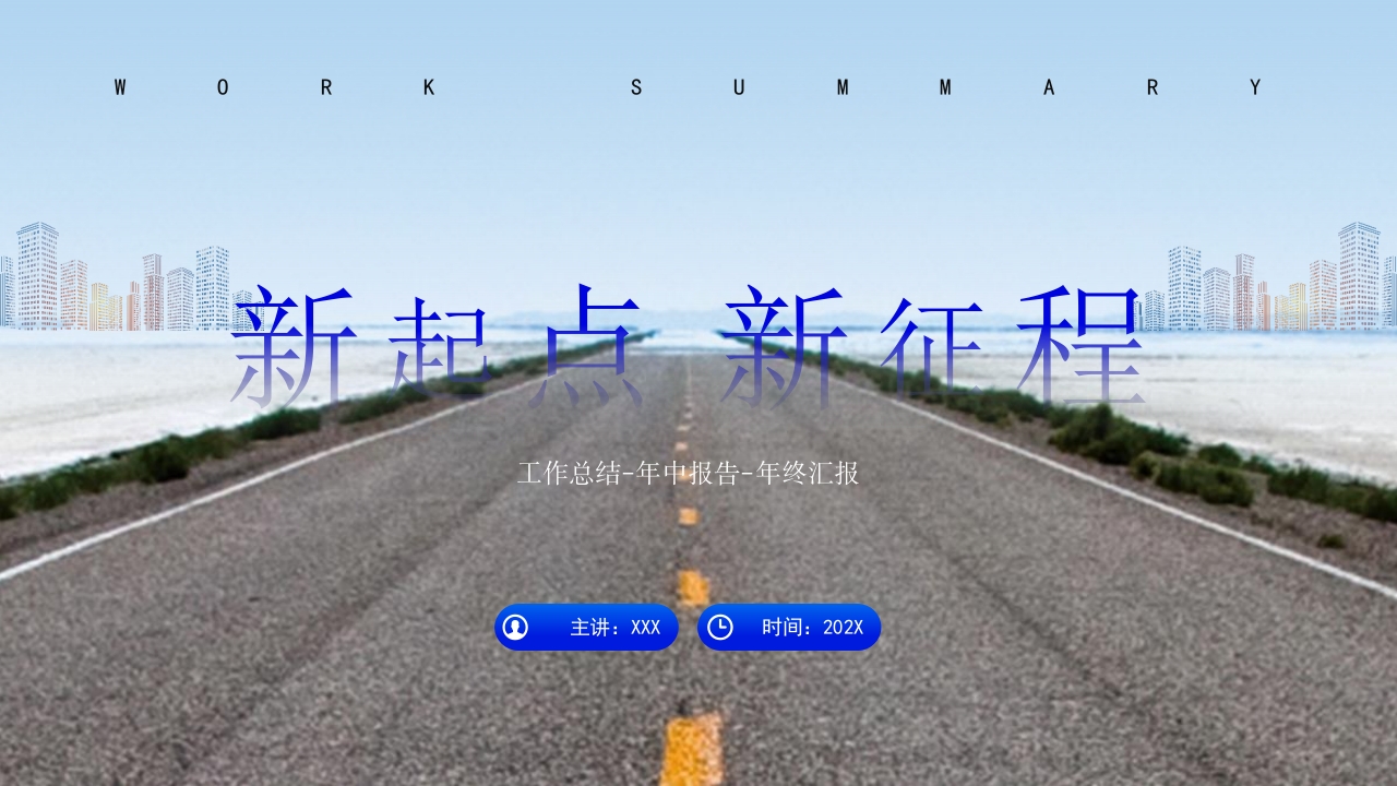 2025新起点年终工作总结计划ppt模板