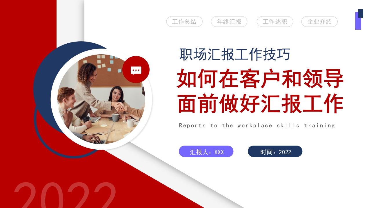 如何在客户和领导面前做好汇报工作PPT