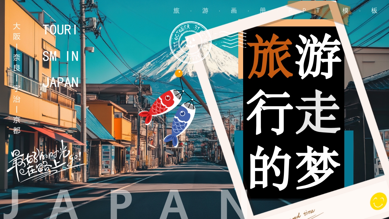 旅行画册PPT通用模版